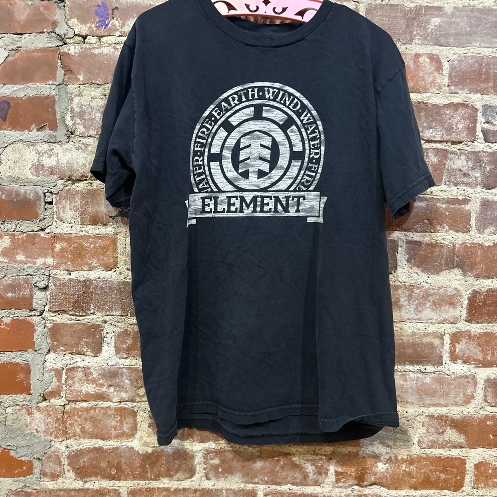 Element Black and White Logo T-Shirt